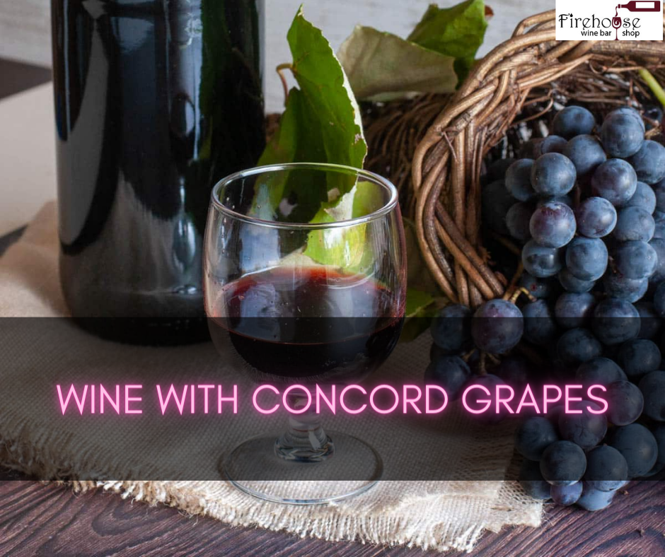 Wine with Concord Grapes