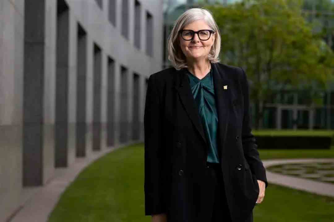 Sam Mostyn's husband, Simeon Beckett, is not only her college sweetheart but also a barrister